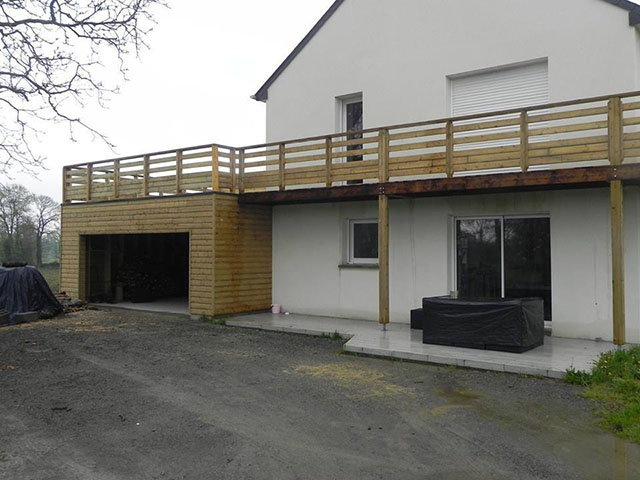 Terrasse en bois La Baussaine