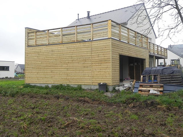 Extension/agrandissement maison La Baussaine