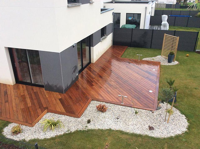 Terrasse en bois La Baussaine